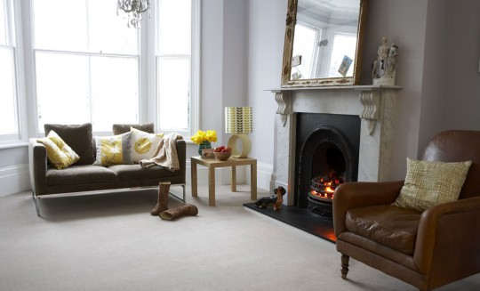 Pale Living Room Carpet